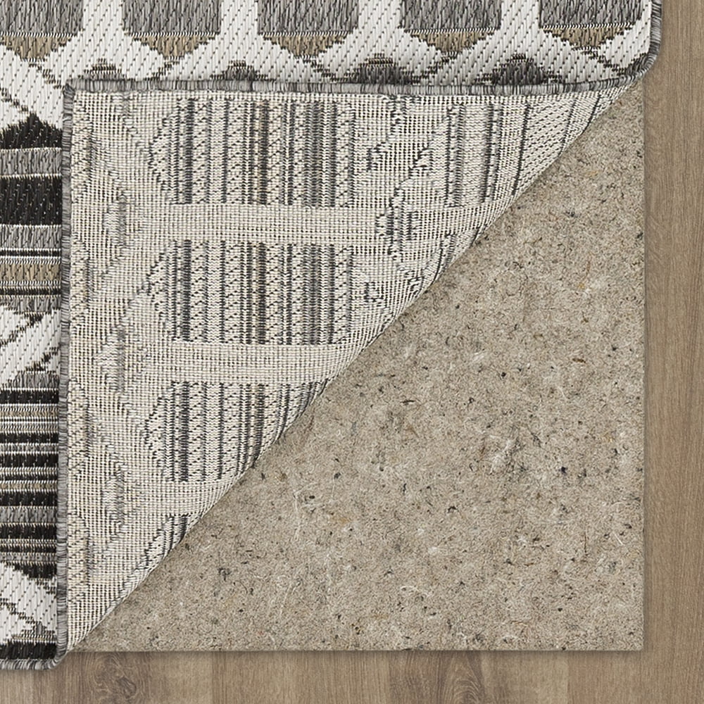 Mohawk Home Clemente Geo Outdoor Area Rug, Dark Grey, 2' 6" x 6'