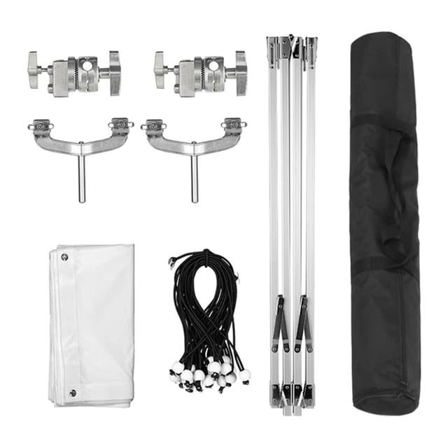 Pantalla de tela modificadora de luz de mariposa portátil con soporte Panel reflector de fotografía de difusión de luz para estudio de fotografía