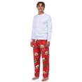 thumbnail image 3 of SpongeBob SquarePants Pajamas Men's Oh Joy Santa Hat Fleece Lounge Pj Pants, 3 of 7