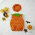 thumbnail image 6 of Toddler Girl Boy Halloween Pumpkin Costume Fancy Clothes Sleeveless Outfits Hat 18-24 Months, 6 of 11