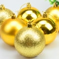 thumbnail image 4 of Fairnull 24Pcs/Set Christmas Style Hanging Decor Exquisite Plastic Glitter All Match Hanging Ball Decor for Home, 4 of 9