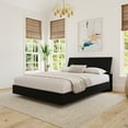 thumbnail image 3 of Nexera Porter 2-Piece Floating Platform Bed Set, Black, Queen, 3 of 6