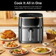 thumbnail image 7 of 8.45-Quart Electric Air Fryer, Adjustable Temperature, Touch Panel Control, One-Touch Cook Functions, and 360° Rapid Cooking, 1400 Watt Power, 7 of 7