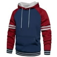 thumbnail image 1 of MHFRRA Sudaderas con Capucha de Camuflaje para Hombre Azul, 1 of 2