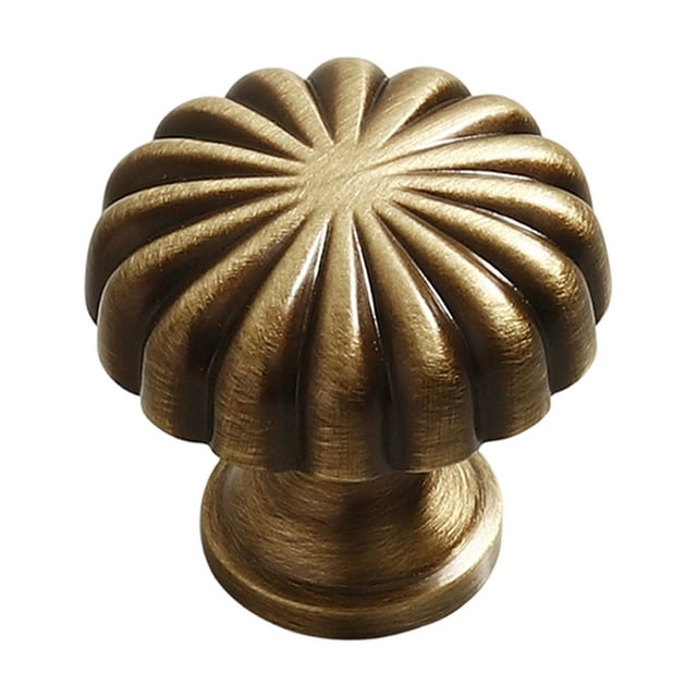 Boutons de Cabinet en Laiton Antique Boutons de Cuisine Ronds Design Moderne Matériel de Cabinet et Tiroir