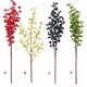 thumbnail image 4 of Ounissouiy Cono de pino Artificial de bayas de Navidad de 5 ramas para decoración de Navidad, rama de árbol de pino Artificial de flor falsa, decoración Decoración Rojo Ounissouiy HA002326-01, 4 of 6