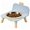 Blue, variant on Unbranded Elevated Dog Bowls for Large Dogs – Raised Stand with Large Capacity Food & Water Dish for Home, Patio, Vet