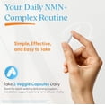 thumbnail image 4 of Doctor's Best NMN+ Complex Supplement Capsules for Women & Men - Supports NAD+ Production, Resveratrol 100mg & Beta Nicotinamide Mononucleotide 200mg per Capsule, 4 of 8