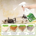thumbnail image 3 of Heavy-Duty Kitchen Oil Remover Spray, Cooktop Cleaner, Grease Remover, Kitchencleaner, Strong Grill Cleaner for Restaurant, Works on Ovens, Fridges & More, Removes Grease & Odours (3pcs), 3 of 7