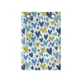 thumbnail image 1 of Valentine's Day Hanging Pocket Organizer, Irregular Hearts in Blue and Green Tones, Printed Polyester Storage Bag with Pockets, 14" x 20", Sea Blue Dark Seafoam, 1 of 2