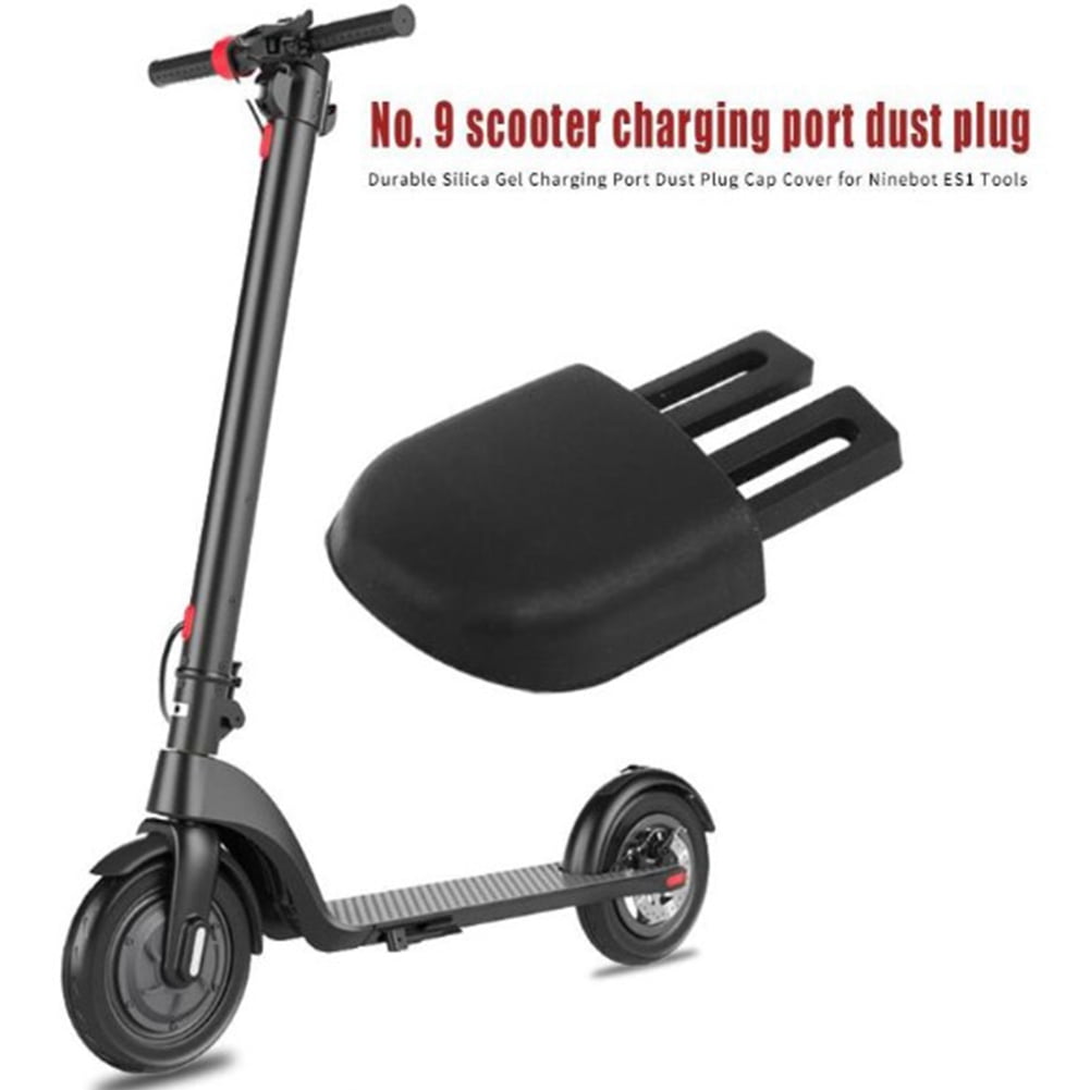 ES4 Black Electric Scooter Charging Port Dust Plug for Ninebot ES1 ES2 ES3 