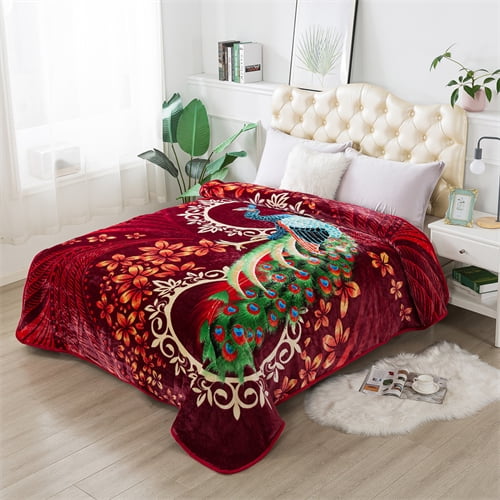 UUhome Plush Blanket King Size 2 Ply Fleece Blanket Heavy Korean