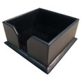 thumbnail image 2 of Soporte para notas Dacasso A1075 de piel negra, 8 x 8 cm, 2 of 6