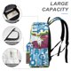 thumbnail image 4 of Bosque Mágico Súper Feliz-theme Backpack, Campus style schoolbag Bookbag with Adjustable Shoulder Straps And Large Zip Compartment, Unisex Travel Bags.42x30x15cm, 4 of 6