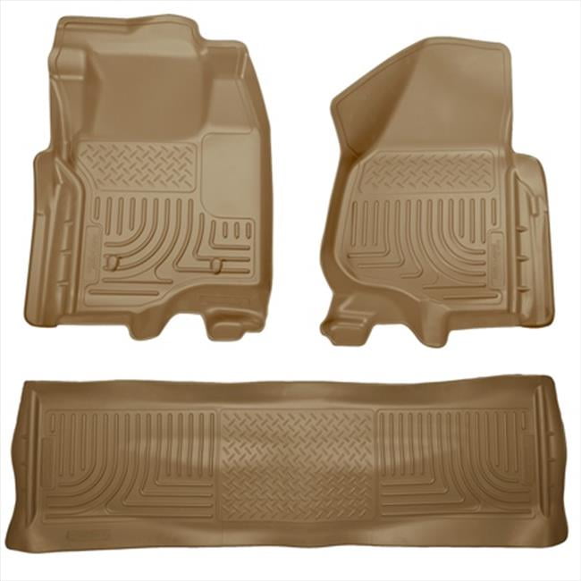 Husky Liner 98713 Weatherbeater Series Thermoplastic Olefin Tan Front
