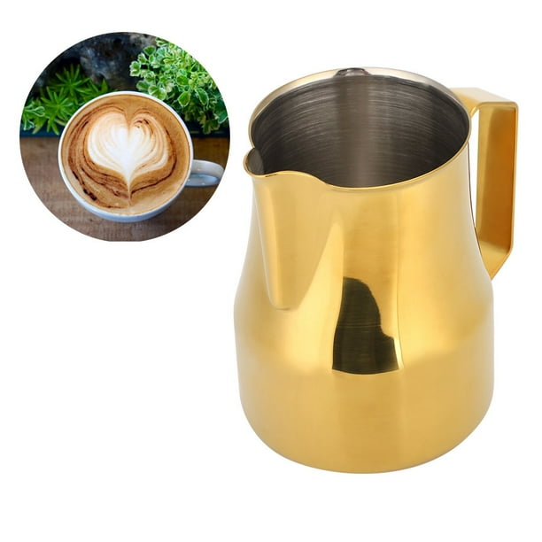Ccdes Milk Pitcher,Stainless Steel Espresso Coffee Milk Cup Frothing