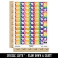 thumbnail image 2 of Snail Mail Teacher Student School Sticker Set - Rainbow - Gloss Finish - 1.5" Small, 2 of 7
