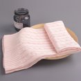 thumbnail image 2 of Flxxie 100% Pure Cotton Cable Knit Toddler Throw Blanket, Super Soft Baby Blanket for Boys and Grils, Baby Pink, 30x40 Inches, 2 of 6