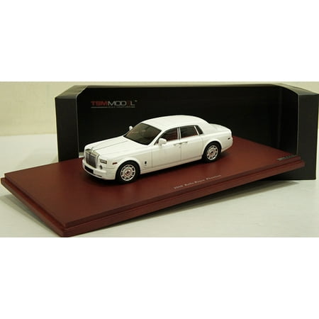 2009 Rolls Royce Phantom Sedan in English White Diecast Model Car in 1:43 Scale by True Scale