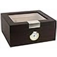 thumbnail image 3 of Premium Cigar Humidor for 25-50 Cigars - Elegant Humidor humidor with Hygrometer and Humidifier - Cedar Lined Cigar Box for Optimal Humidity Control (Walnut-Analog), 3 of 4