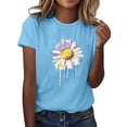 thumbnail image 2 of Rezuofi 1 Pcs Womens Lover Printed Tshirt Graphic Tees Crew Neck Summer Short Sleeve Loose Fit Tops, 2 of 5