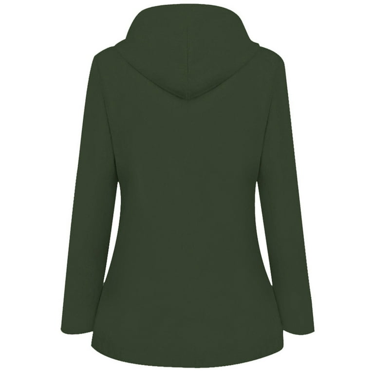 Ketyyh-chn99 Womens Coats Zip Up Button Anorak Jacket with Ketyyh-chn99 Womens Coats Zip Up Button Anorak Jacket with