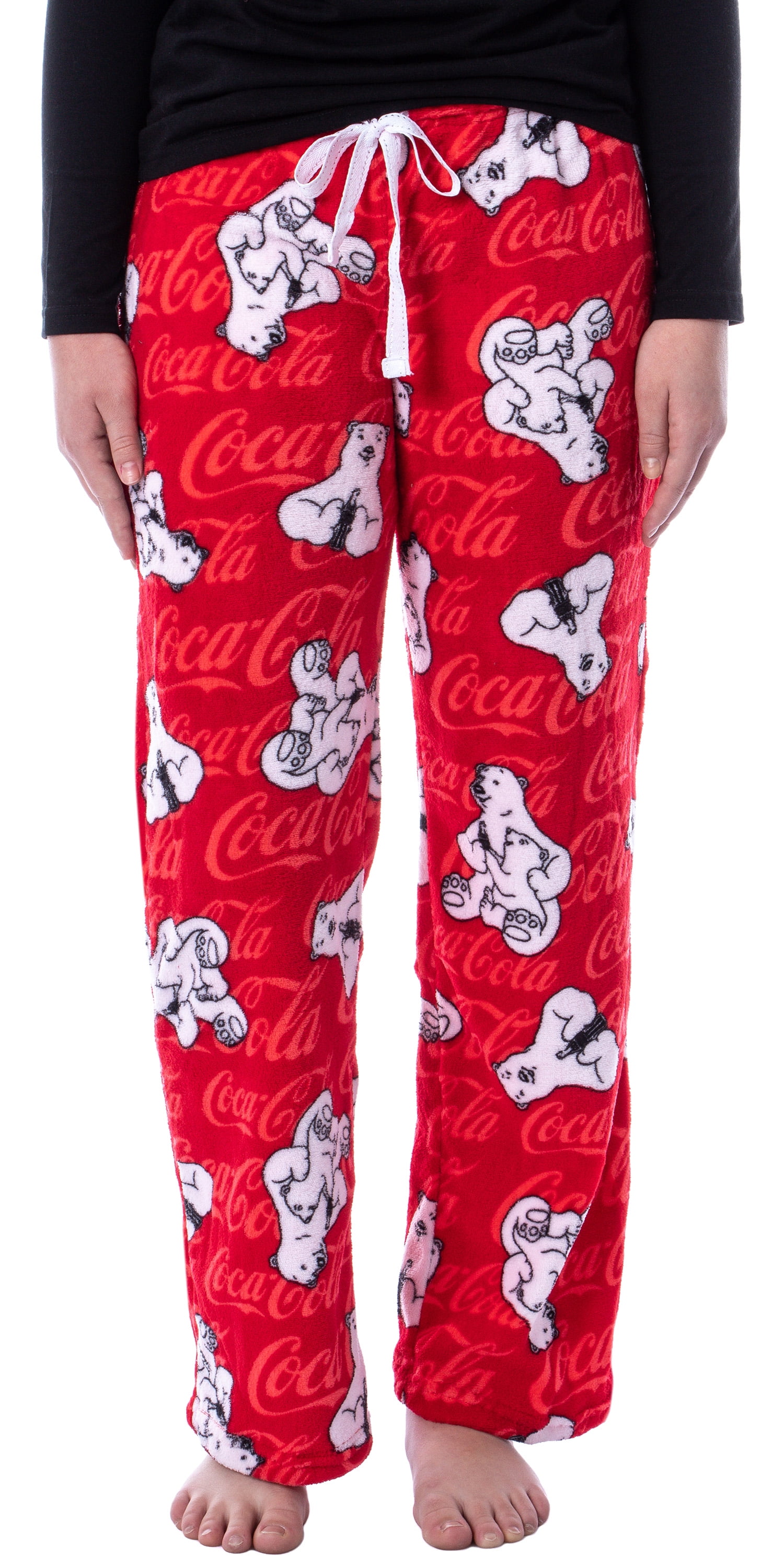 Coca-Cola Womens Coke Polar Bear Allover Print Plush Maldives