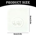 thumbnail image 2 of 1 Pcs Shower Caddy Adhesive Replacement,Transparent Adhesive Hooks Stickers,Shelf Adhesive Hooks,Shower Shelf Adhesive No Drilling,Adhesive Hooks For Showe Caddy,Soap Holder,And Kitchen Racks,A, 2 of 2