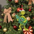 thumbnail image 2 of Figura de película de dibujos animados de Navidad, estatuilla de resina verde, adorno colgante, decoración de árbol de Navidad, regalo de Navidad, 2 of 11