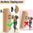 thumbnail image 2 of 6 Packs Anti Tip Furniture Anchors Furniture Anchors For Baby Proofing Earthquake Straps For Furniture Dresser Wall Safety Anchor Furniture Safety Str, 2 of 5