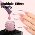 thumbnail image 4 of Esmalte de uñas en gel TOMICCA Pink Clear Pink Nude Soak Off UV, 4 of 8
