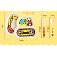 thumbnail image 3 of Bamboo Children's Plate Set Toddler's Plate Cutlery Cutlery Set, 3 of 3