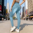 thumbnail image 6 of GUACER Women's Skinny Jeans Trendy Stretchy High Waisted with Pockets Slim Jeggings Casual Denim Straight Leg Pants, 6 of 9