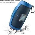thumbnail image 3 of Silicone Case Cover for JBL Charge 5 Portable Bluetooth Speaker, Waterproof Carrying Pouch with Strap (Blue), 3 of 7