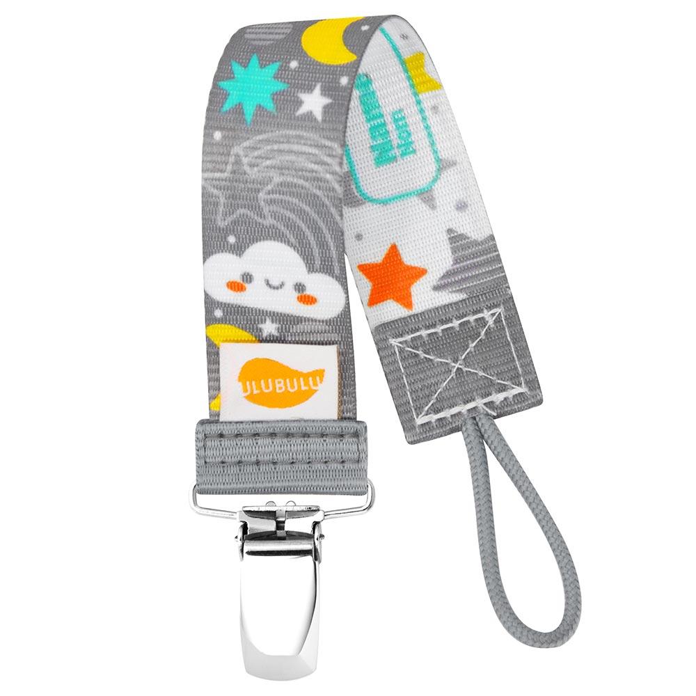 Universal Pacifier Clip Ulubulu Moon & Stars