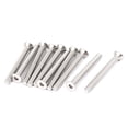 thumbnail image 1 of Tornillos de cabeza plana hexagonal de acero inoxidable M6x60mm, 10 piezas, 1 of 1
