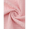 thumbnail image 5 of INSPIRE CHIC Womens 100% Cotton Robe Long Sleeve V-Neck Loungewear Soft Lightweight Spa Long Bathrobe with Pockets S Pink, 5 of 5