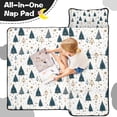 thumbnail image 4 of Blue and Gold Christmas Tree Pattern Toddler Nap Mats for Kids Preschool,50"x20" Sleeping Mat Bag or Kids,Toddler Sleeping Bag,Toddler Nap Mat or Daycare, 4 of 6