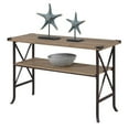 thumbnail image 3 of Convenience Concepts Table Console Brookline en Bois Flotté Beige, 3 of 5