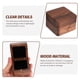 thumbnail image 5 of Estuche para anillos, caja para anillos de compromiso, organizador de anillos de madera., 5 of 8