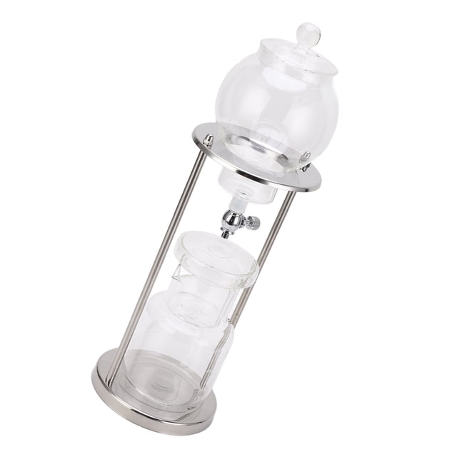 Ice Coffee Brew Tower, Reusable DIY Making Cold Brew Drip Tower Stainless Steel Stand For Kitchen