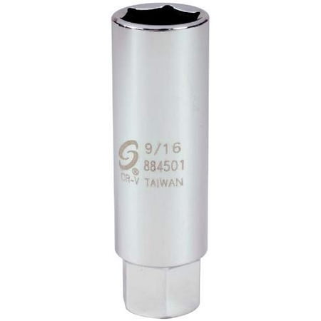 Sunex Tools 884501 - 3/8" Drive 9/16" Spark Plug Socket