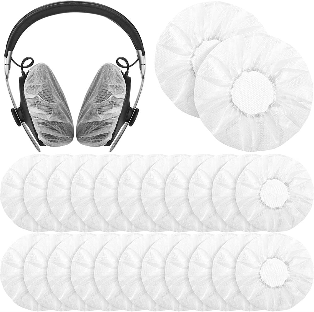 NOGIS 100 Pieces Headphone Ear Covers Disposable Earphone Overs