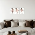 thumbnail image 2 of Hieng 3 Pieces Ballet Black Girl Canvas Wall Art African Americans Pictures Pink Ballet Dancer Poster Prints for Dance Room Decor Unframed, 2 of 6