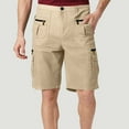 thumbnail image 6 of Havenre Men's Hiking Cargo Shorts Big and Tall Regular Fit Casual Quick Dry Golf Outdoor Work Tactical Shorts with Multi Pocket for Fishing Travel Khaki L, 6 of 6