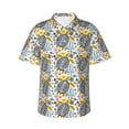 thumbnail image 2 of Picia Sea Turtle Gentle Cotton Regular Fit Short Sleeve Casual Hawaiian Shirt for Men-Small, 2 of 9