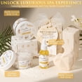 thumbnail image 5 of SPA Gift Basket for Women, 10 Pcs Self Care Kit with Rose in Glass Dome & Affirmation Cards, Teen Girl Gifts Trendy Stuff Set, Birthday Mothers Day Get Well Gift for Mom Her, Beige, 5 of 9