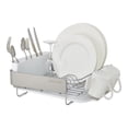 thumbnail image 4 of Estante para platos KitchenAid Compact de alambre satinado con escurridor gris, 4 of 8