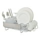 thumbnail image 4 of Estante para platos KitchenAid Compact de alambre satinado con escurridor gris, 4 of 8