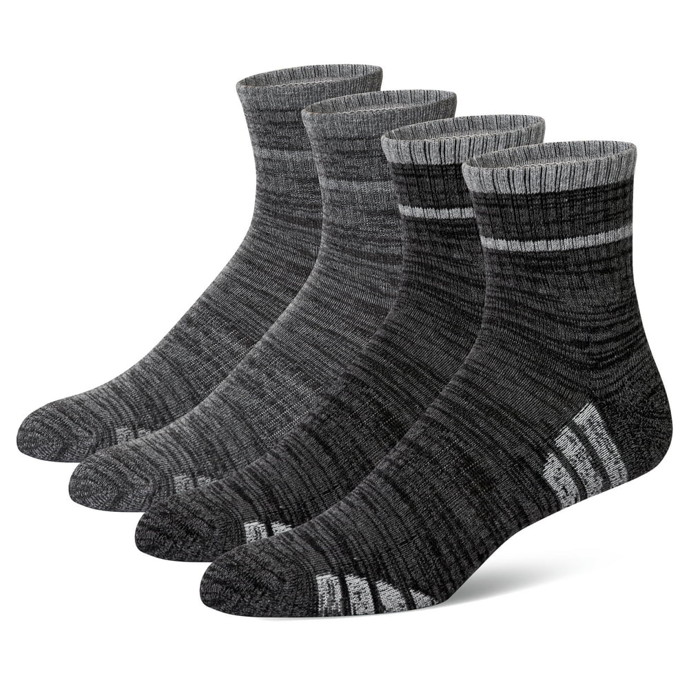 U&I Socks - u&i Men's Performance Cotton Mid Cut Quarter Athletic Socks ...